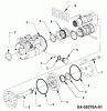 Cub Cadet HDS 3186 14A-668-603 (1999) Listas de piezas de repuesto y dibujos Hydraulic pump steering
