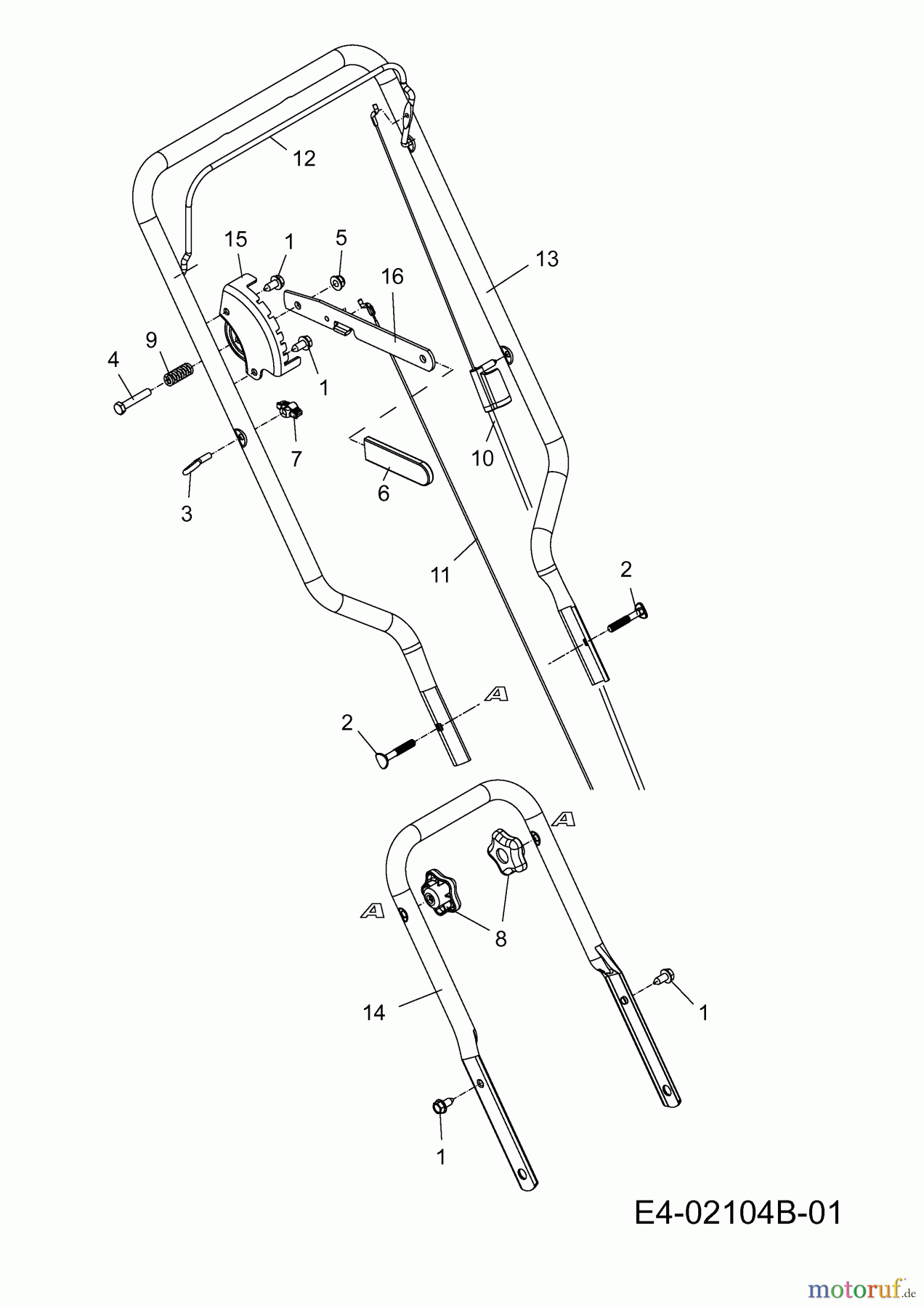  MTD Kantenschneider 550 G 25A-550G678  (2013) Holm