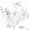 MTD Zubehör Schneefräsen für CC 3000 SD Serie (45"/114cm) 190-353-100 (2008) Ersatzteile Fräsgehäuse, Gelenkwelle