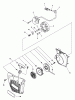 Echo CS-4400 - Chainsaw, S/N: 101001 - 999999 (Type 1E) Listas de piezas de repuesto y dibujos Starter Assembly