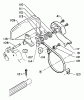 Echo CS-500VL - Chainsaw, S/N: 001001 - 049000 Listas de piezas de repuesto y dibujos Chain Brake (Type)