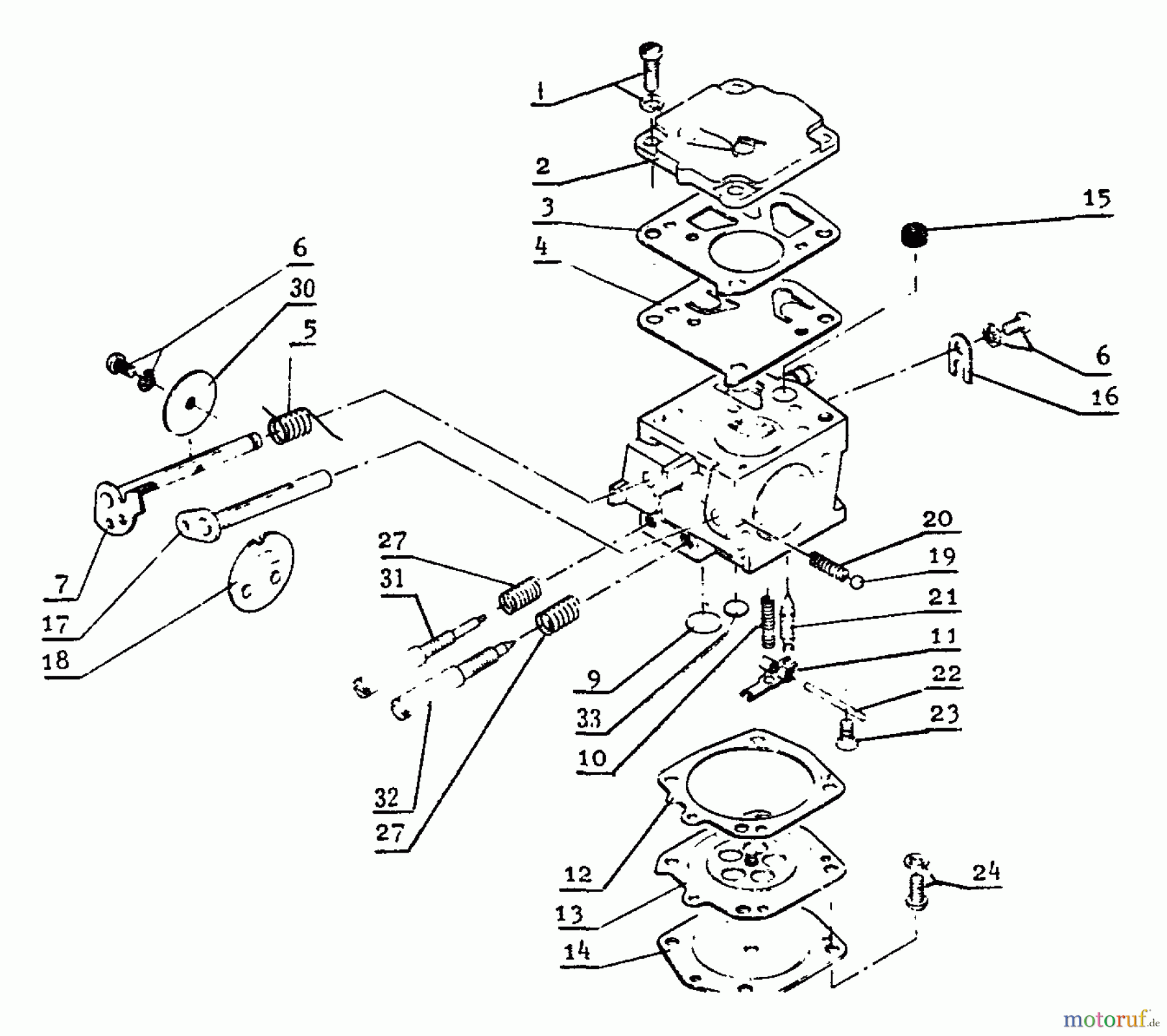  Echo Sägen, Kettensägen CS-601SVL - Echo Chainsaw Carburetor (2)