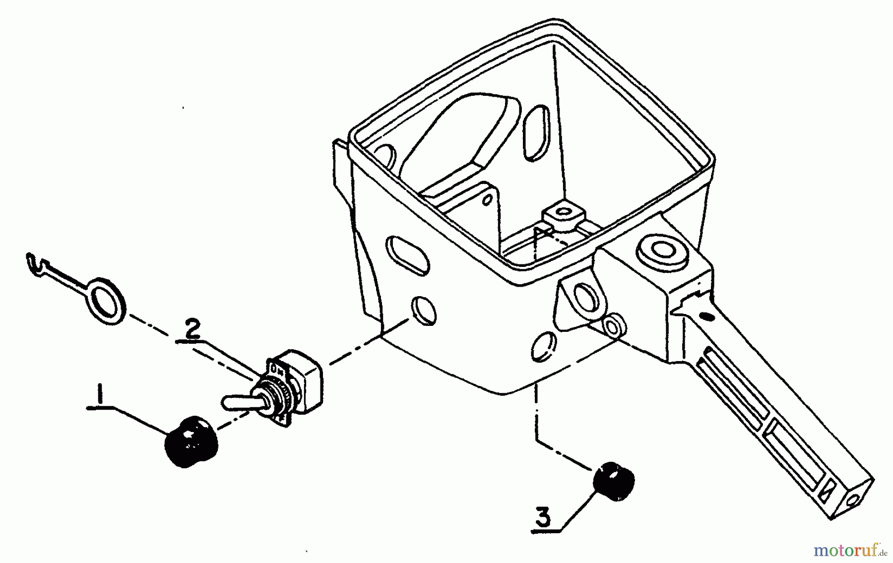  Echo Sägen, Kettensägen CS-60S - Echo Chainsaw, S/N: 0059501 - 999999 Stopper Switch
