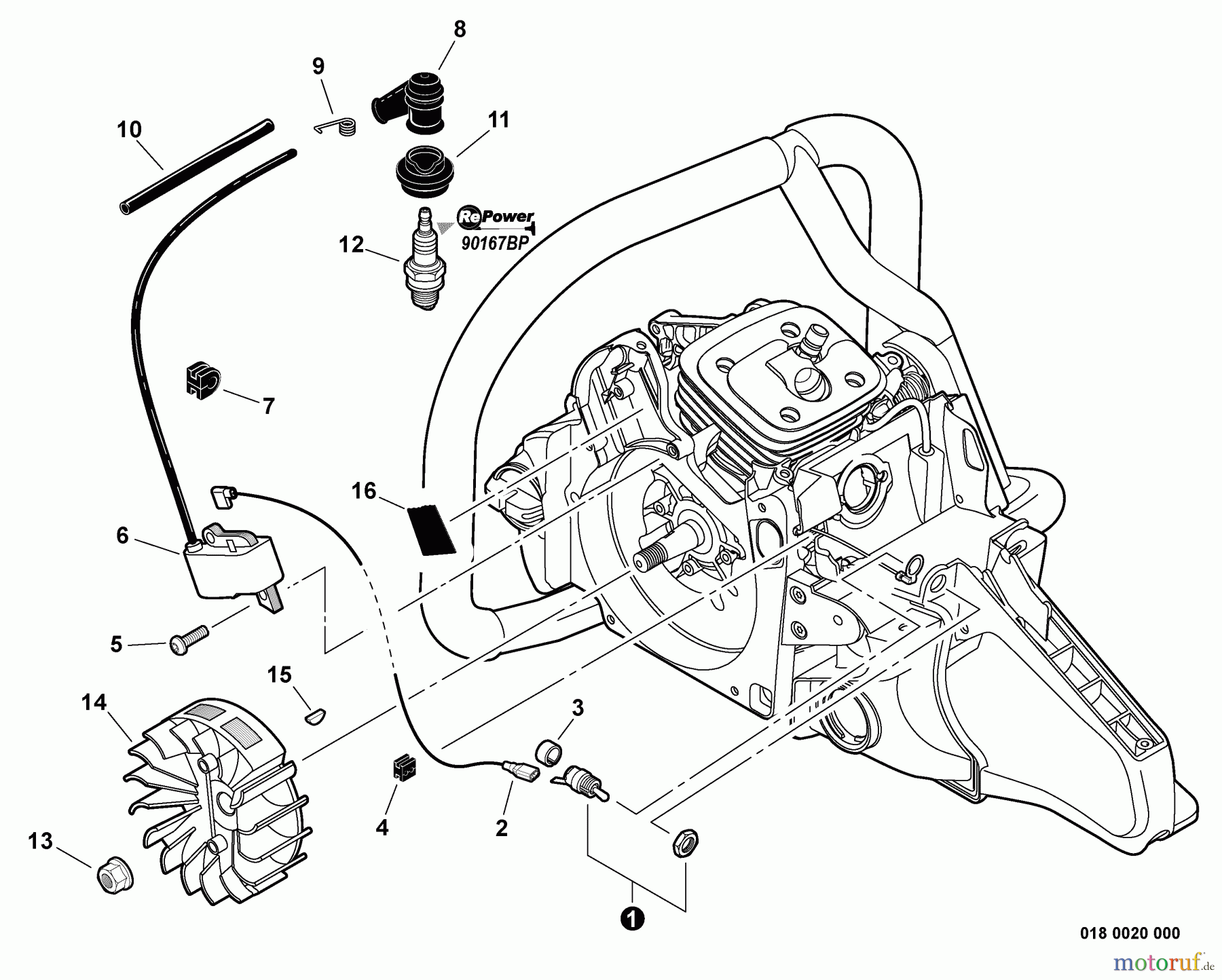  Echo Sägen, Kettensägen CS-620PW - Echo Chainsaw, Ignition