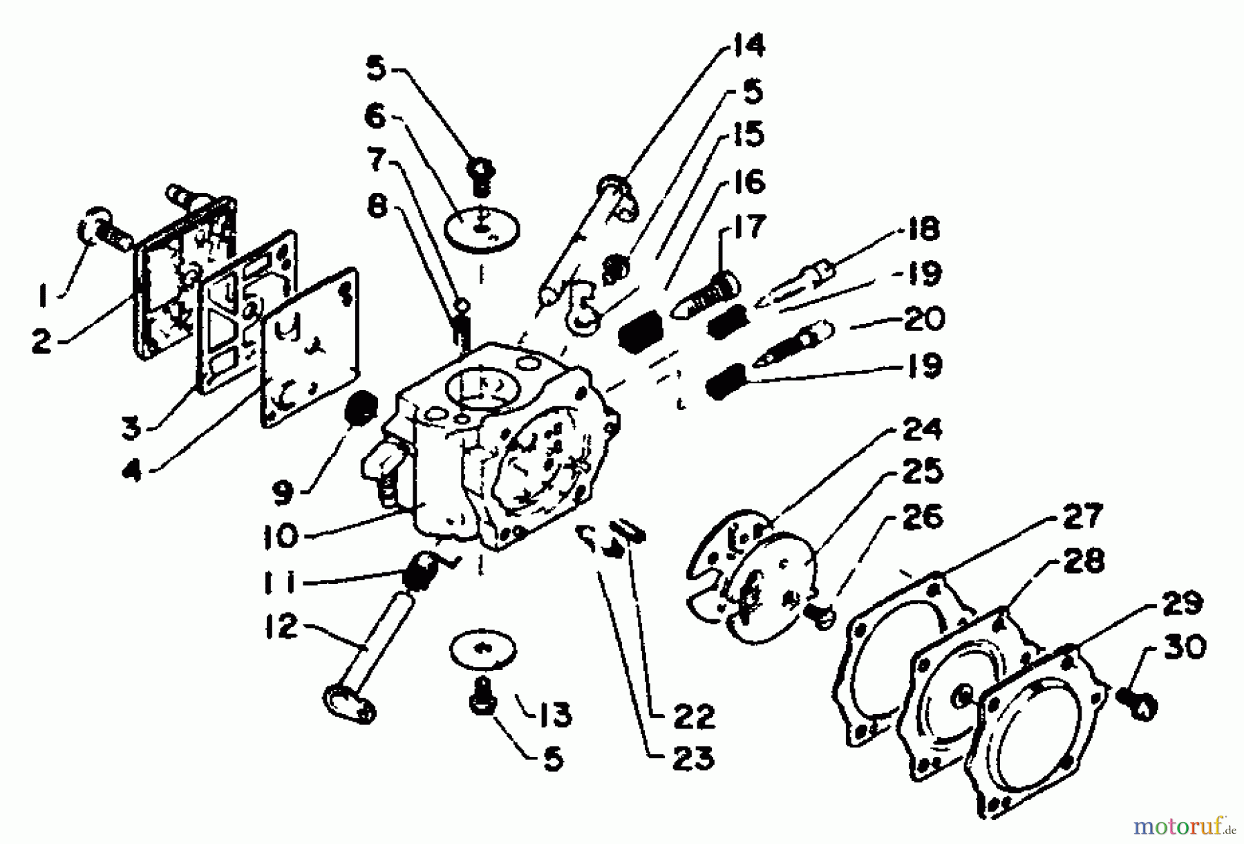  Echo Sägen, Kettensägen CS-650EVL - Echo Chainsaw Carburetor