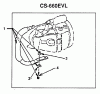 Echo CS-660EVL - Chainsaw Listas de piezas de repuesto y dibujos Loop Handle Kit (R)