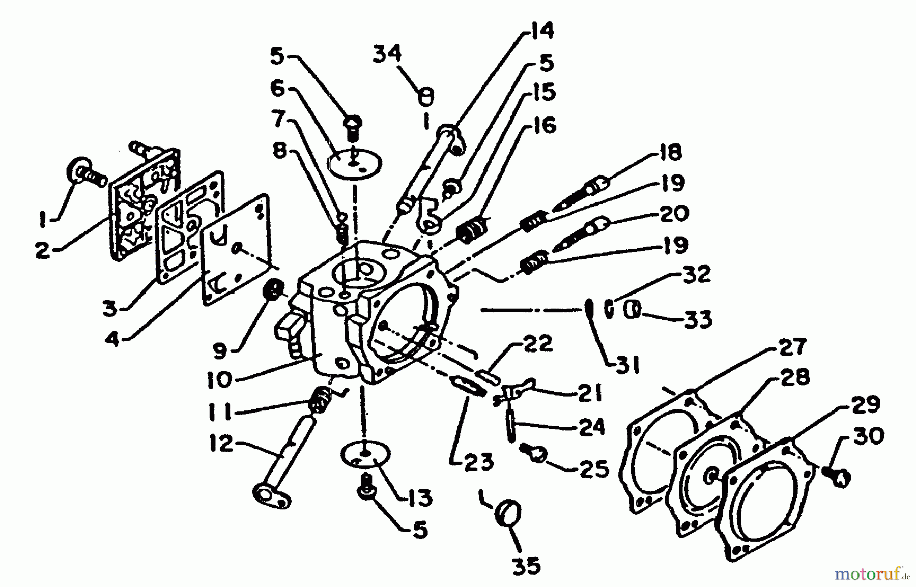  Echo Sägen, Kettensägen CS-6700 - Echo Chainsaw Carburetor