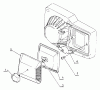 Echo CS-701SVL - Chainsaw Listas de piezas de repuesto y dibujos Air Cleaner