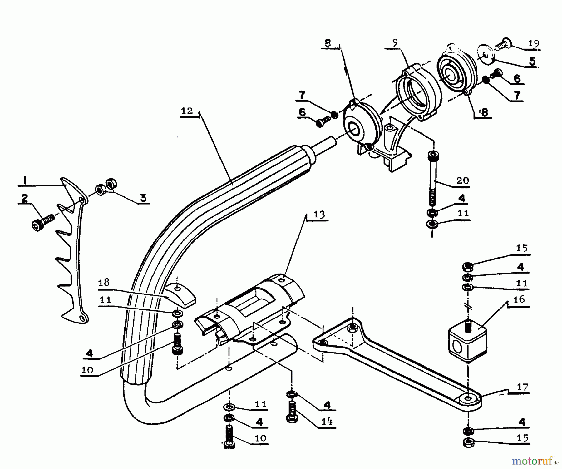  Echo Sägen, Kettensägen CS-701SVL - Echo Chainsaw Front Handle