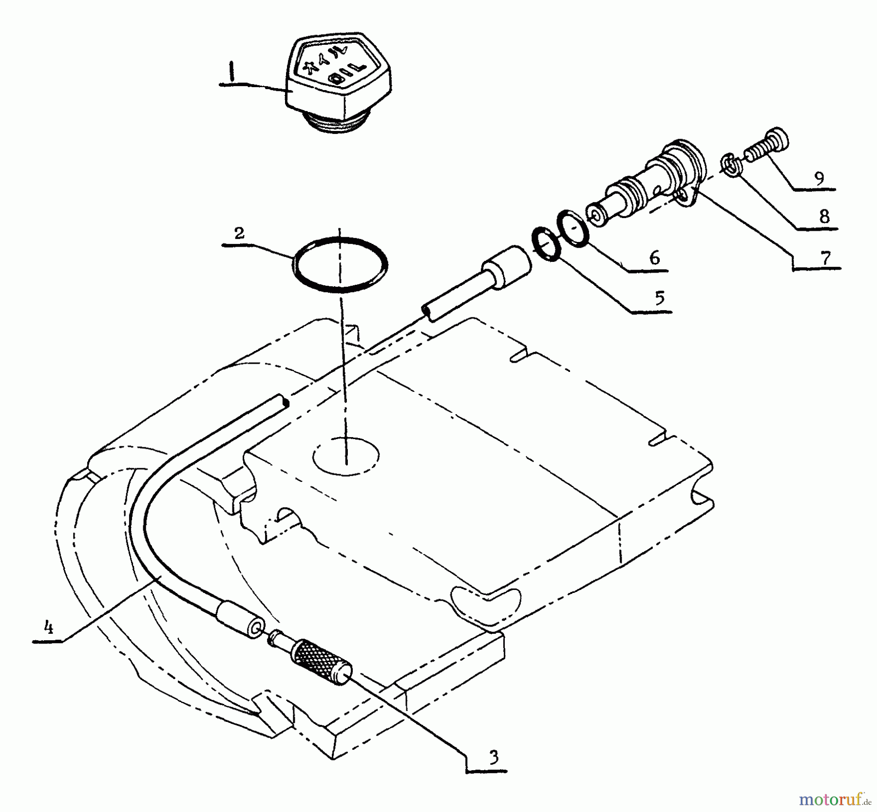Echo Sägen, Kettensägen CS-601SVL - Echo Chainsaw Oil Line