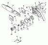 Echo CS-8000 - Chainsaw Listas de piezas de repuesto y dibujos Clutch, Cutting Attch, Tools