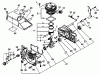 Echo CS-8002 - Chainsaw, Listas de piezas de repuesto y dibujos Cylinder, Crankcase, Piston