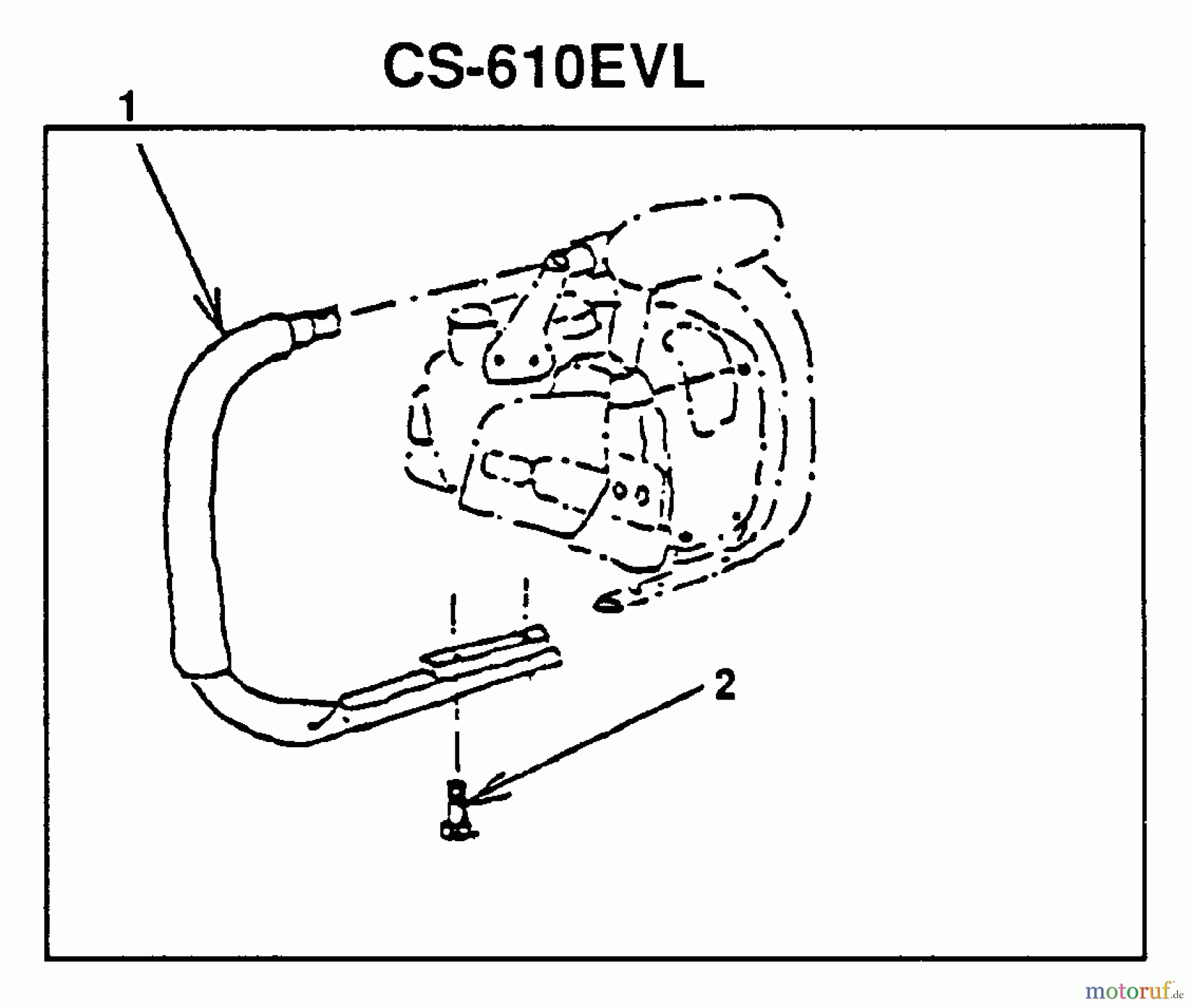  Echo Sägen, Kettensägen CST-610EVL - Echo Chainsaw Loop Handle Kit (R)