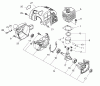 Echo SRM-2010 - String Trimmer, Ersatzteile Cylinder, Crankcase, Piston