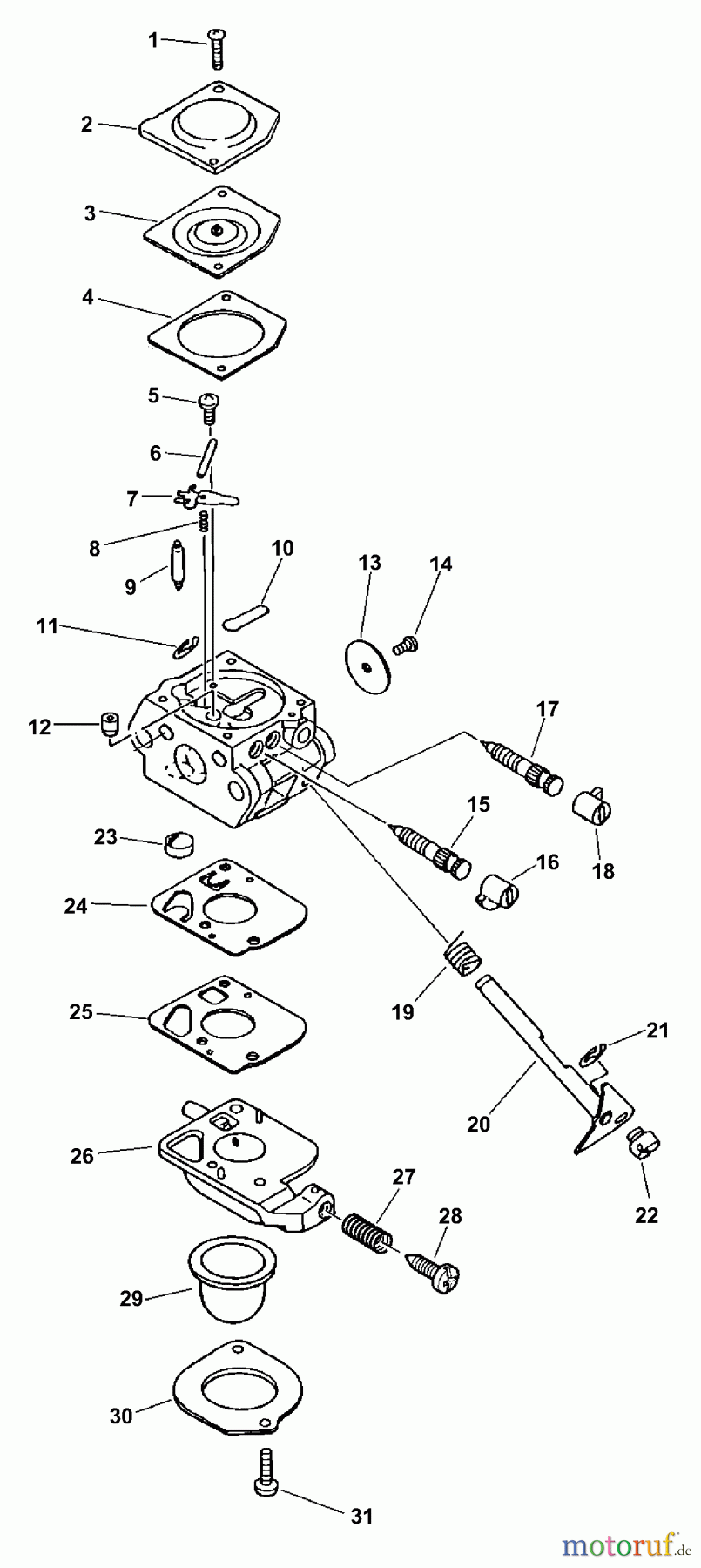  Echo Trimmer, Faden / Bürste SRM-2100 - Echo String Trimmer, S/N:159491 - 999999 (Type 1) Carburetor  S/N: 290323 - 999999, 024171 - 999999