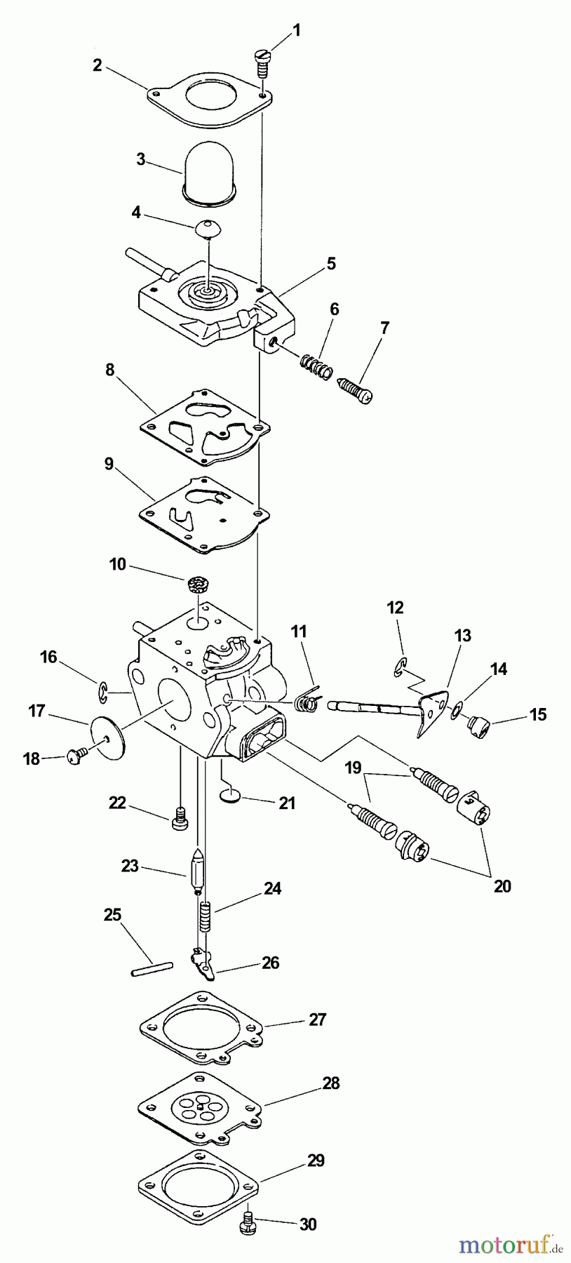  Echo Trimmer, Faden / Bürste SRM-2400 - Echo String Trimmer (Type 1E) Carburetor  S/N: SRM-2400 -- 001001-562999, SRM-2410 -- 001001-501557