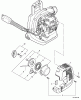 Echo PB-260L - Back Pack Blower, S/N: 06001001 - 06999999 Ersatzteile Engine Cover, Starter