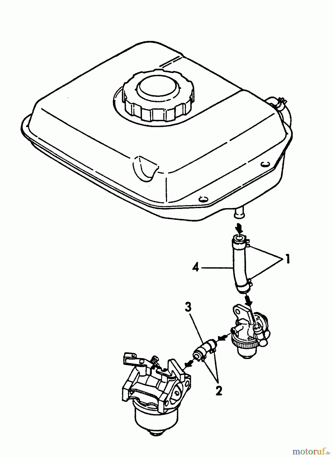  Echo Wasserpumpen WP-2000 - Echo Water Pump, S/N: A0000 - A1009 Fuel Line