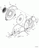 Echo PB-411 - Back Pack Blower, S/N: 09001001 - 09999999 Pièces détachées Fan Cover, Throttle Control