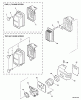 Echo PB-620 - Back Pack Blower, S/N: 10001001 - 10999999 Listas de piezas de repuesto y dibujos Intake