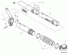 Echo PB-500H - Back Pack Blower, Listas de piezas de repuesto y dibujos Posi-Loc Blower Tubes