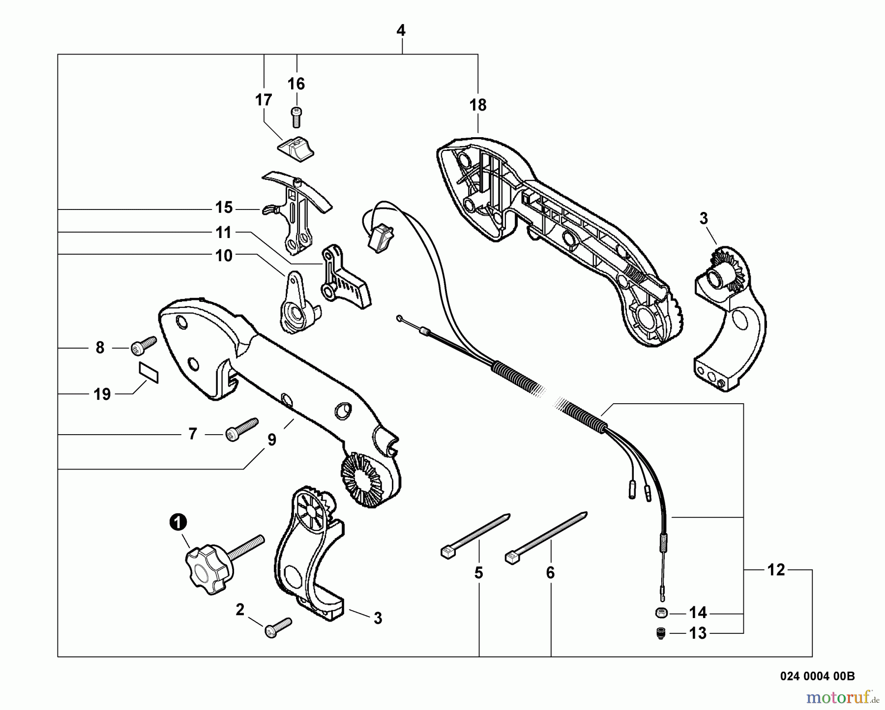  Echo Bläser / Sauger / Häcksler / Mulchgeräte	 PB-620 - Echo Back Pack Blower, S/N: P08411001001 - P08411999999 Tube Mount Throttle  S/N: P08411002861 - P08411999999