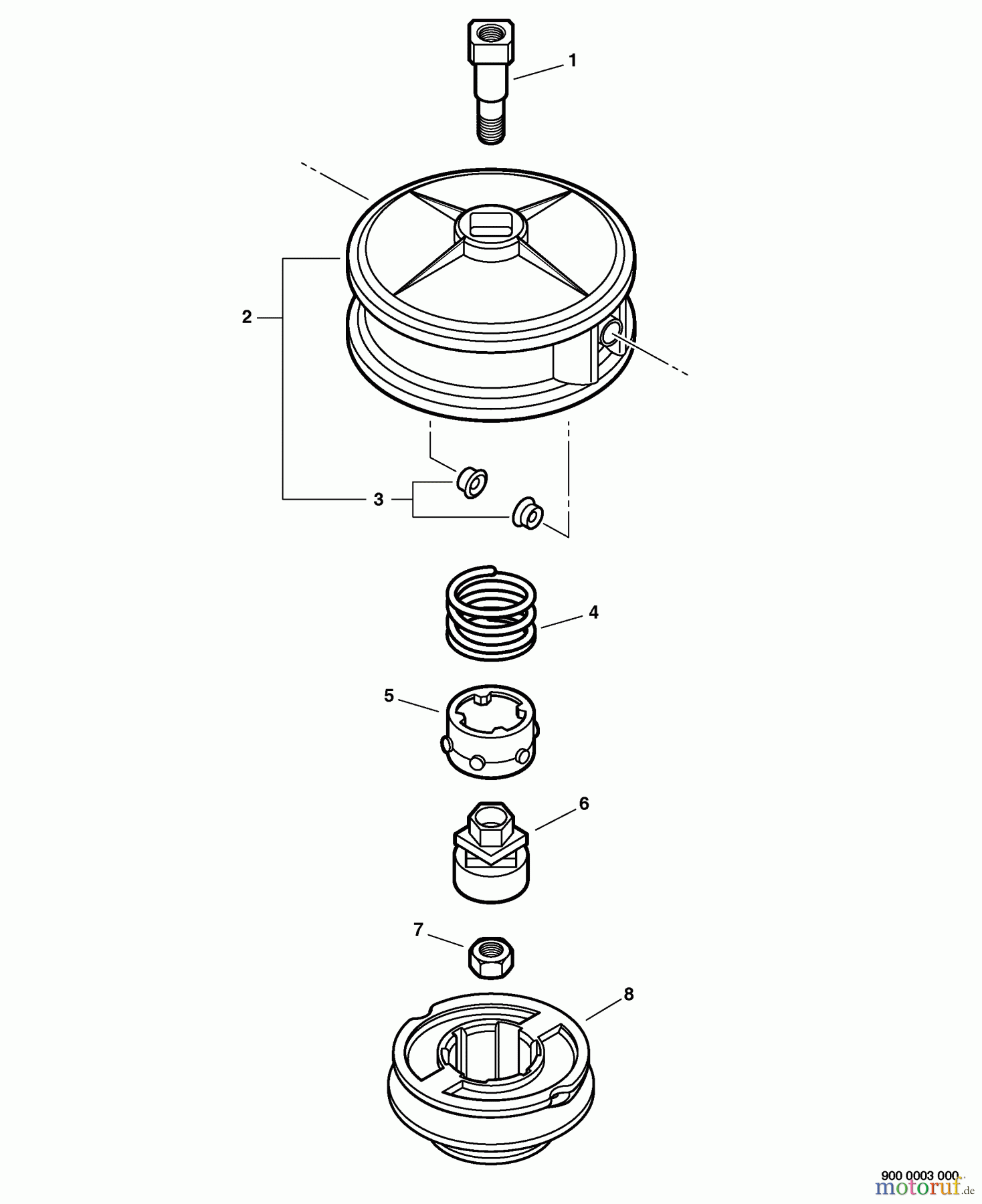 Echo Trimmer Zubehör 99944200900 - Echo U-Turn Head U-Turn Head -- 99944200900