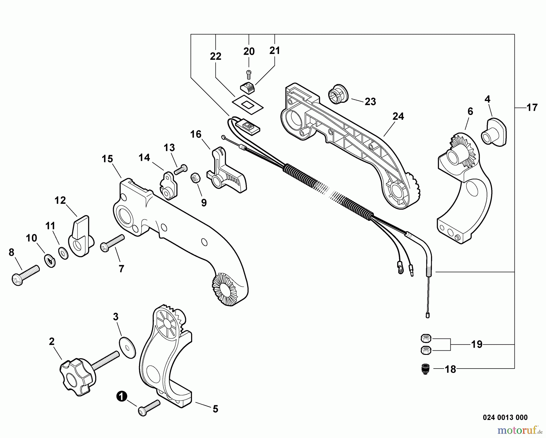  Echo Bläser / Sauger / Häcksler / Mulchgeräte	 PB-755T - Echo Back Pack Blower, S/N: 06001001 - 06999999 Tube Mount Throttle  S/N: 06002717 - 06999999