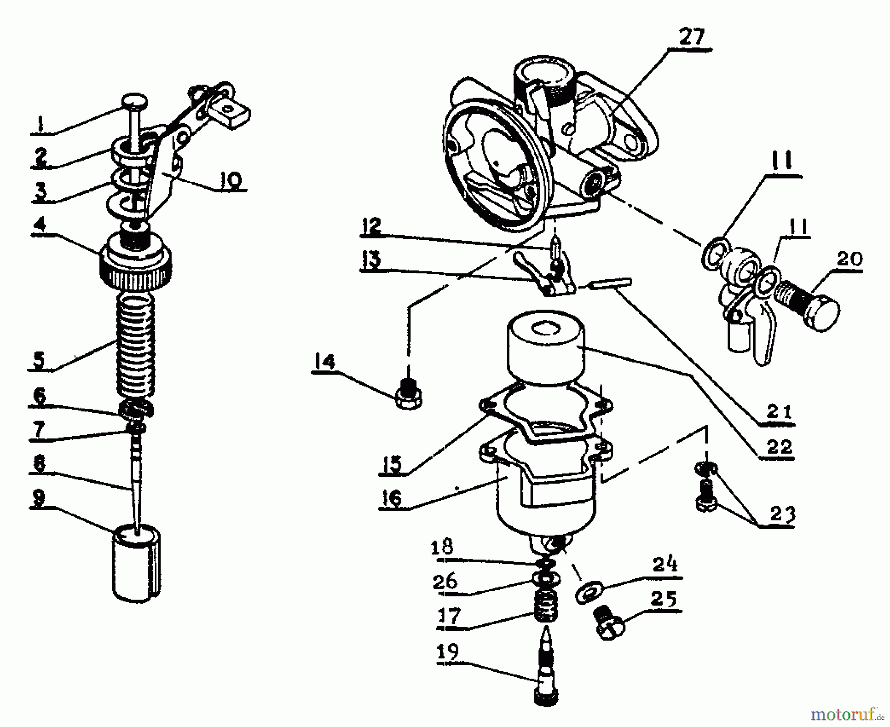  Echo Bläser / Sauger / Häcksler / Mulchgeräte	  PB-9 - Echo Back Pack Blower Carburetor