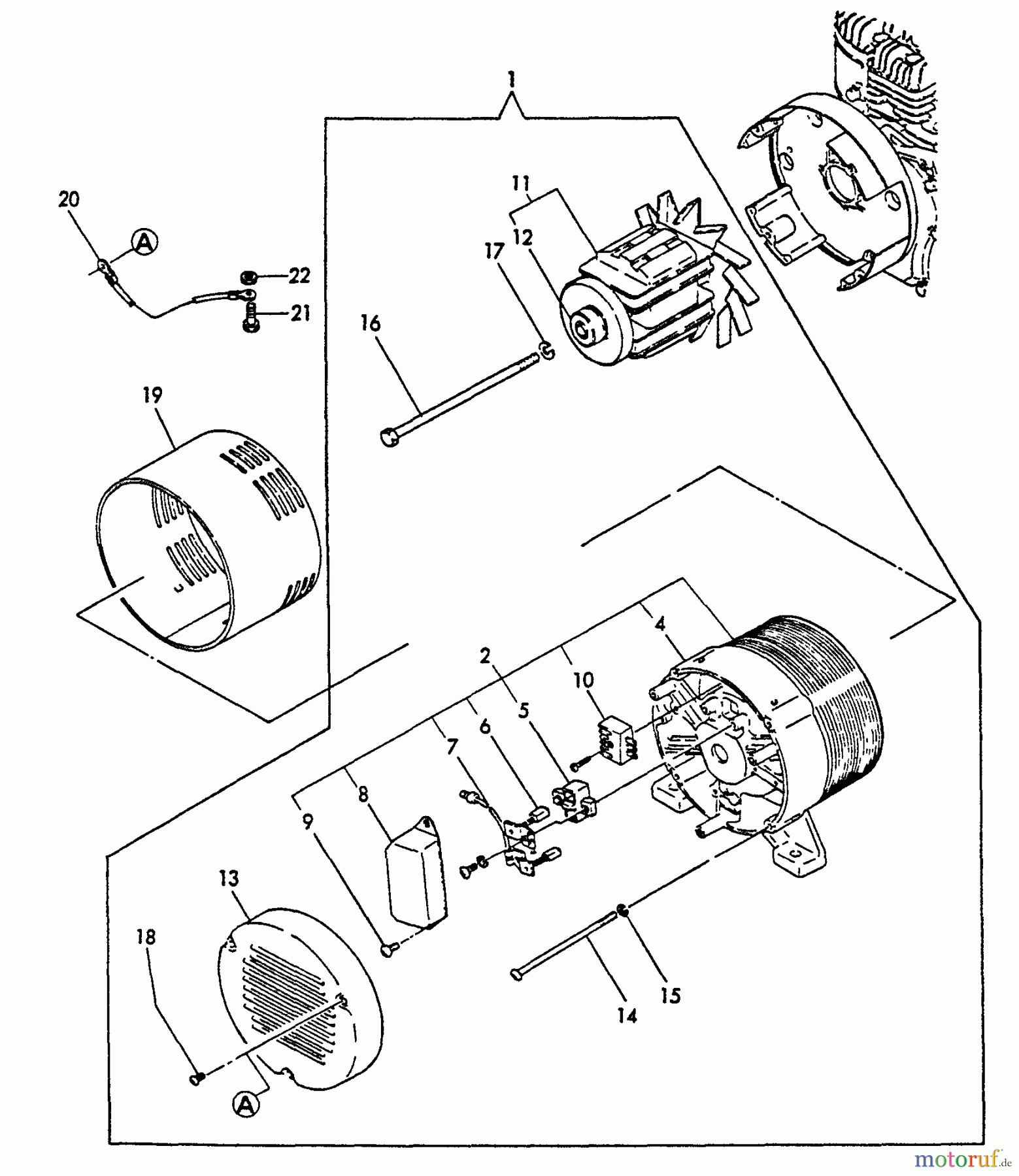  Echo Stromerzeuger EG-2300 - Echo Portable Generator, S/N: 01001 - 03371 Generator