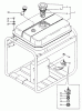 Echo EG-4300 - Portable Generator, S/N: 00846 - 99999 Pièces détachées Fuel Tank