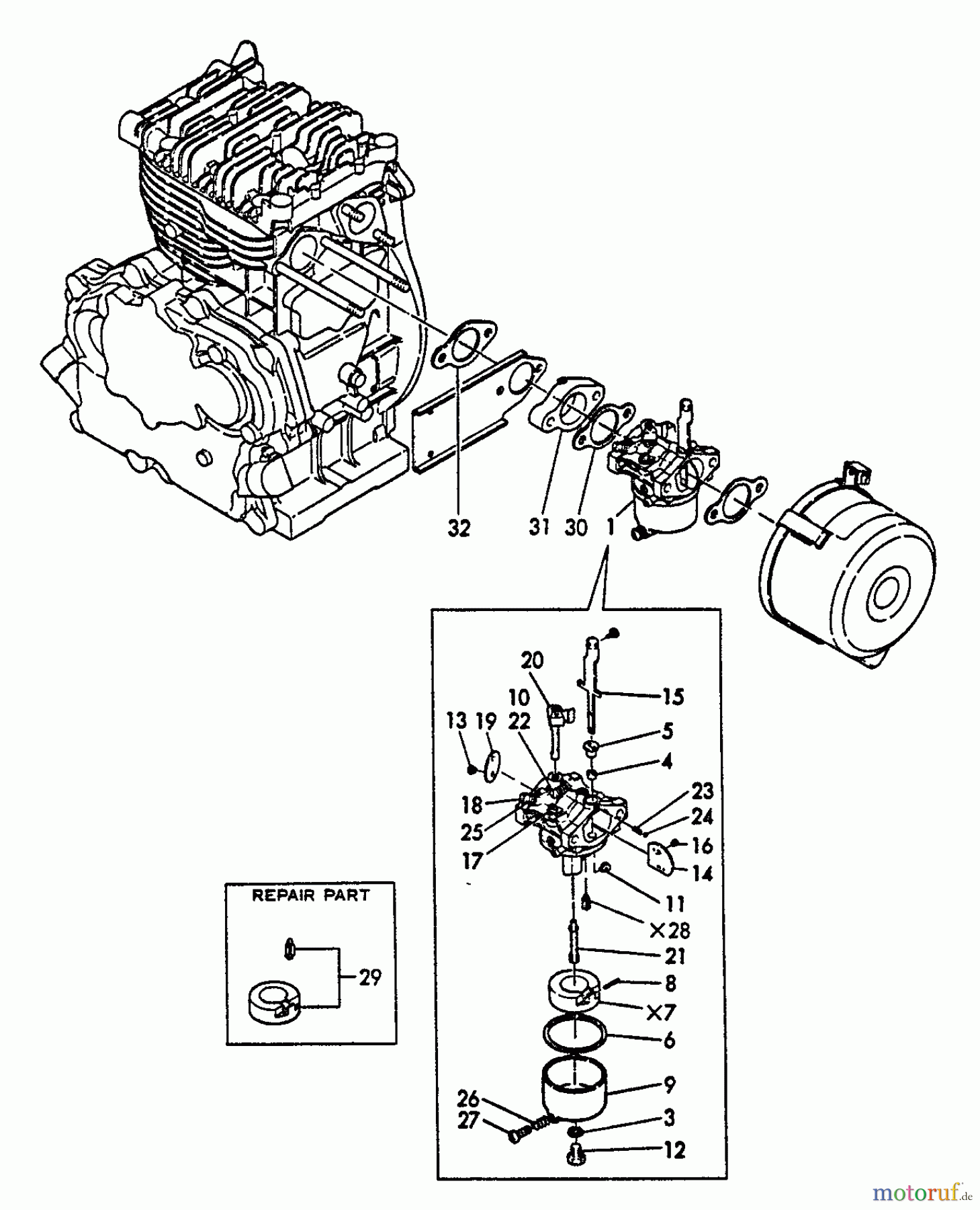  Echo Stromerzeuger EG-4300E - Echo Portable Generator Carburetor