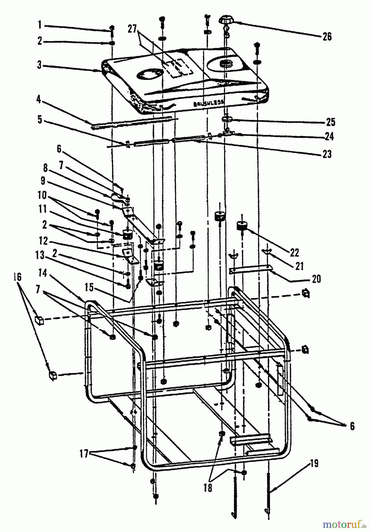  Echo Stromerzeuger EG-5600E - Echo Portable Generator Fuel System, Frame