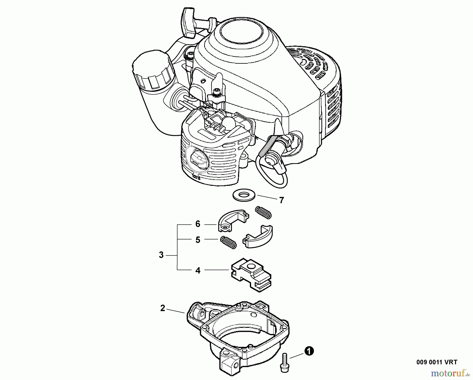  Echo Heckenscheren HC-155 - Echo Hedge Trimmer, S/N: S83713001001 - S83713999999 Clutch