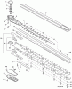 Echo HC-185 - Hedge Trimmer, S/N: S76812001001 - S76812999999 Ersatzteile Gear Case, Blades