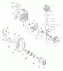 Echo HCA-2400 - Hedge Trimmer (Type 1E) Listas de piezas de repuesto y dibujos Engine, Crankcase, Cylinder Cover, Clutch