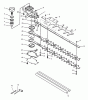 Echo HCR-1500 - Hedge Trimmer (Type 1E) Listas de piezas de repuesto y dibujos Gearcase, Blades, Tools
