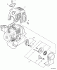 Echo SHC-211 - Shaft Hedge Trimmer, S/N: 02001001 - 02999999 Ersatzteile Engine Cover, Starter