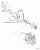 Echo SHC-211 - Shaft Hedge Trimmer, S/N: 02001001 - 02999999 Ersatzteile Fan Case, Clutch