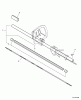 Echo SHC-211 - Shaft Hedge Trimmer, S/N: 02001001 - 02999999 Listas de piezas de repuesto y dibujos Main Pipe Assembly