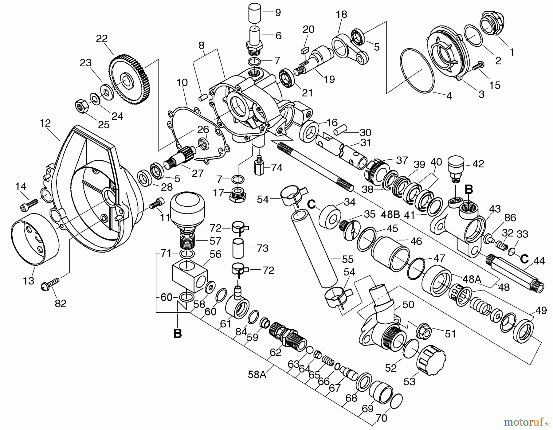  Echo Heckenscheren SHP-800 - Echo Shaft Hedge Trimmer, Pressure Pump Single Nozzle Type