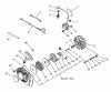 Echo CS-1201 - Chainsaw Listas de piezas de repuesto y dibujos Ignition, Starter Assembly