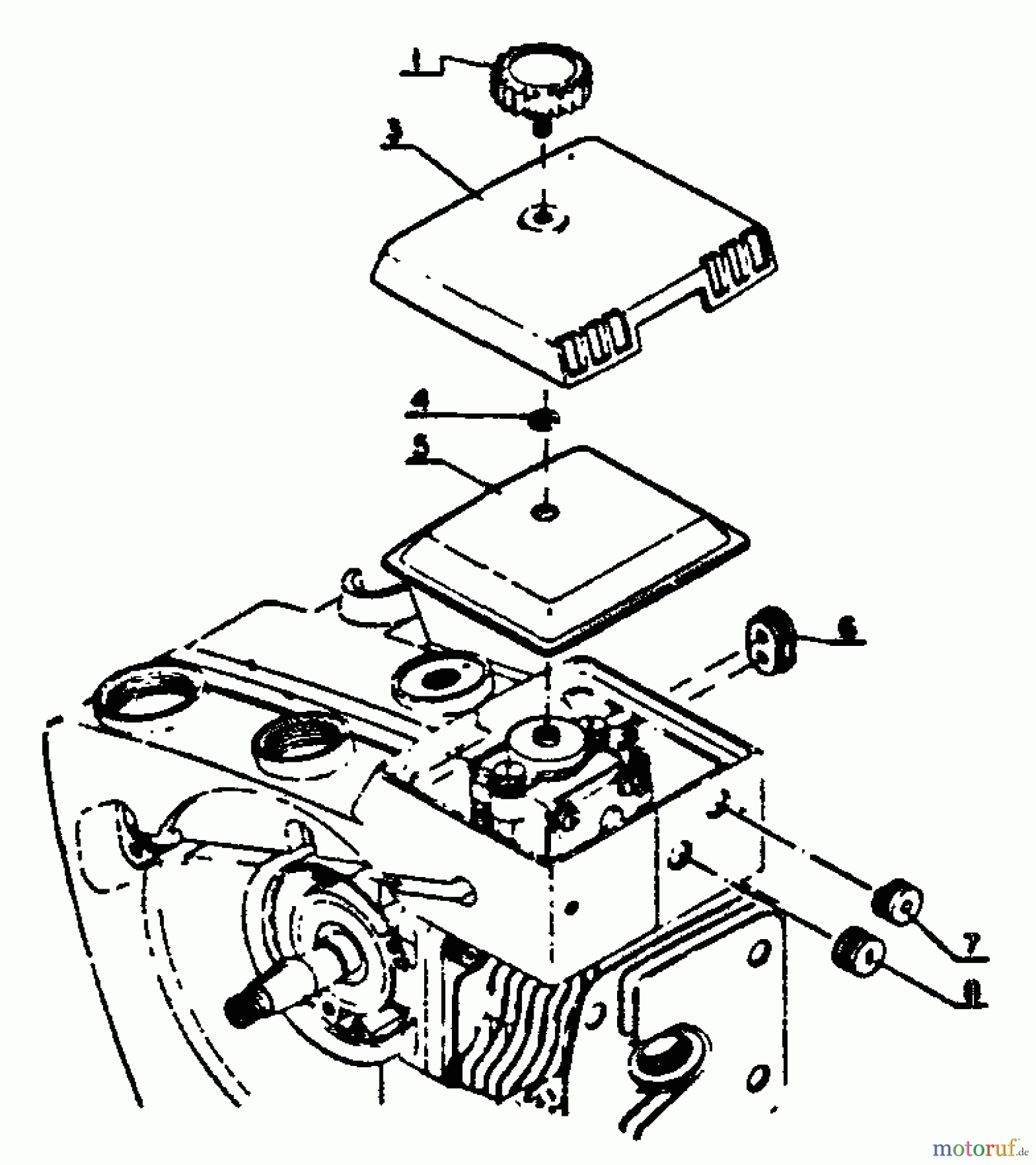  Echo Sägen, Kettensägen CS-302S - Echo Chainsaw, S/N: 17501 - 30500 Air Cleaner