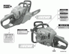 Echo CS-310 - Chainsaw, S/N: C04713001001 - C04713999999 Pièces détachées Labels