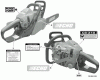 Echo CS-310 - Chainsaw, S/N: C04612001001 - C04612999999 Spareparts Labels