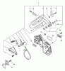 Echo CS-3450 - Chainsaw (Type 1) Listas de piezas de repuesto y dibujos Chain Brake Assembly