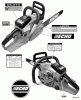 Echo CS-370 - Chainsaw, S/N: C08911001001 - C08911999999 Ersatzteile Labels