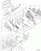 Echo CS-370F S/N: C27713001001 - C27713999999 Listas de piezas de repuesto y dibujos Chain Brake