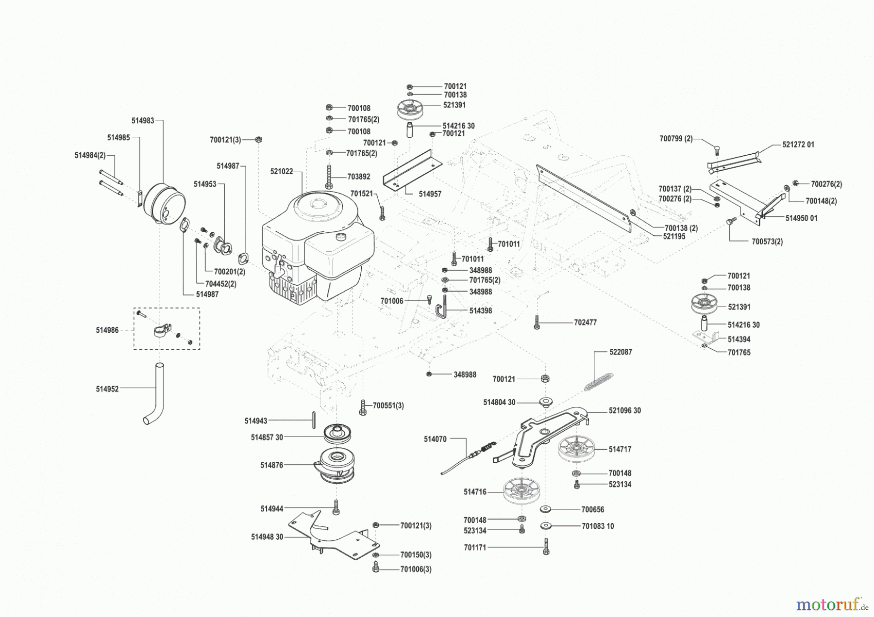  Concord Gartentechnik Rasentraktor T16-102 vor 02/2000 Seite 4