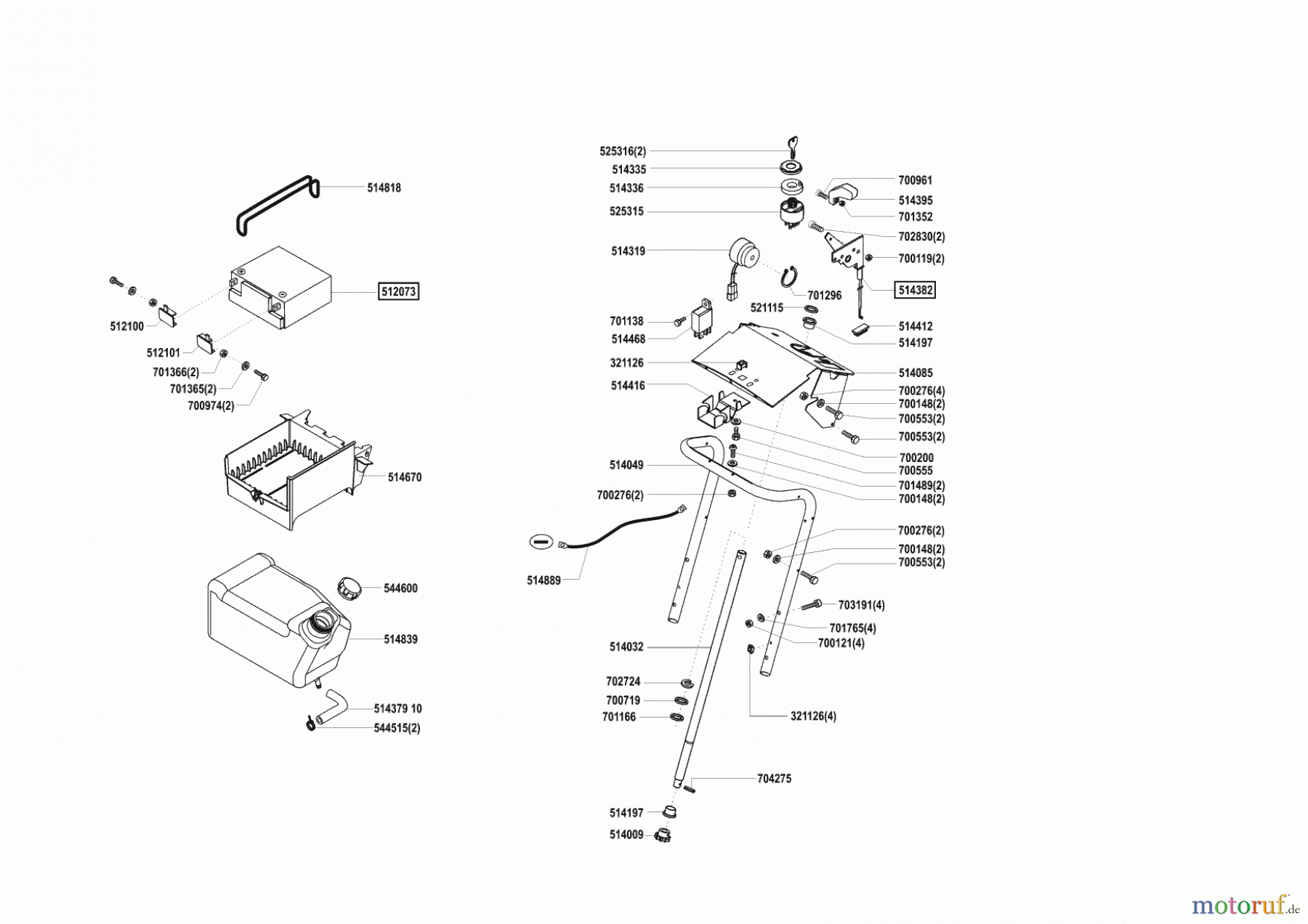  Turbosilent Gartentechnik Rasentraktor 12-75 vor 02/2002 Seite 6